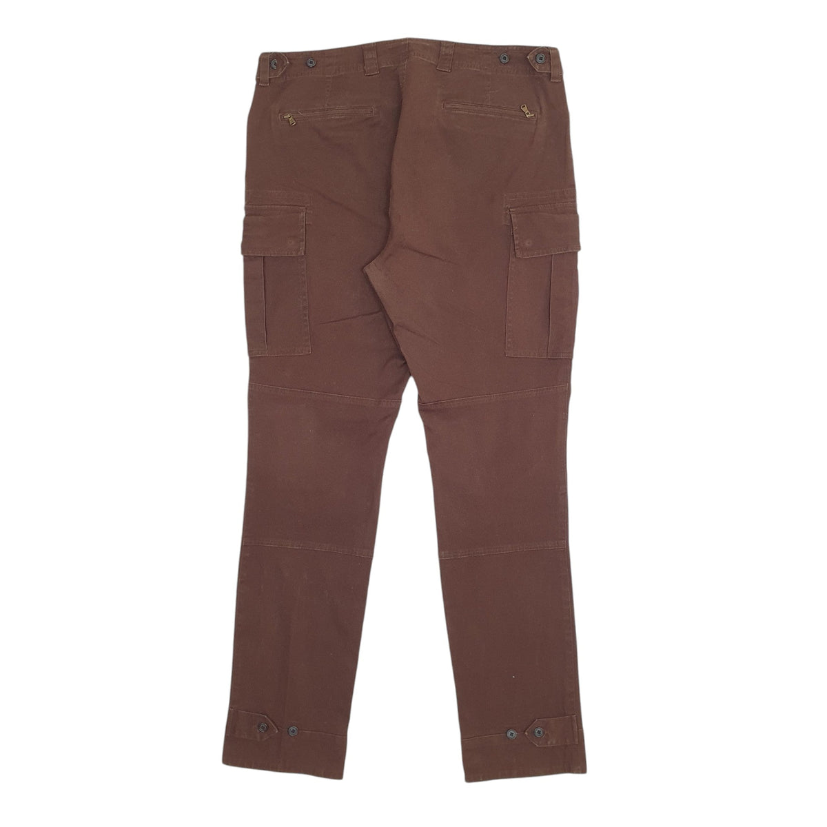 Womens Polo Ralph Lauren Brown Cargo Cotton  Trousers Womens UK18