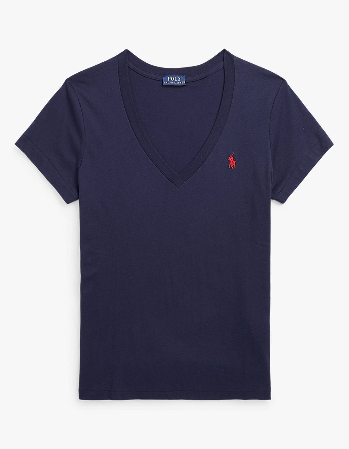 V Neck Short Sleeve T-Shirt - Cruise Navy